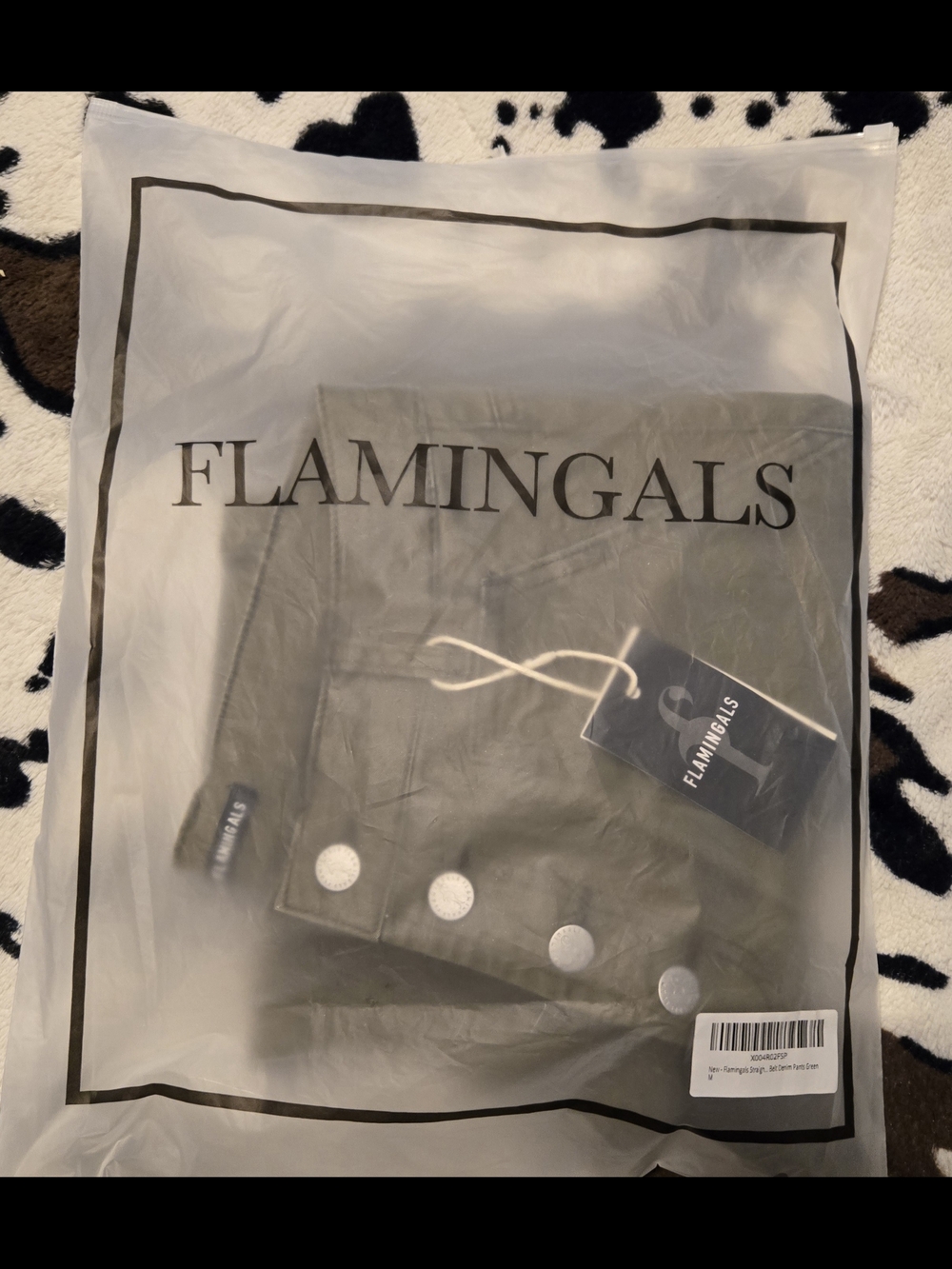 Flamigals Olive Utility Ankle Pants - Women's Cropped Cargo Style Sz Medium - Picture 4 of 10